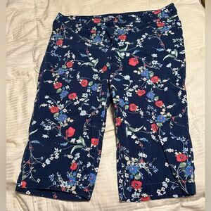 Floral capris